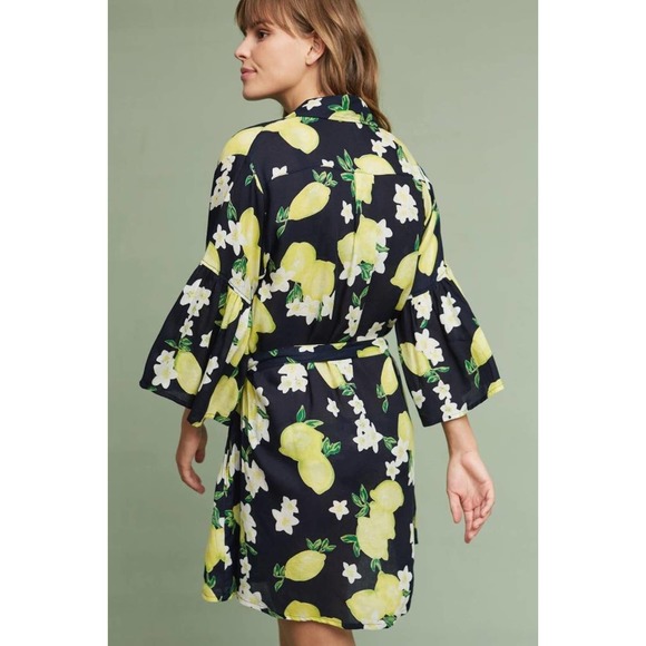 NWOT ANTHROPOLOGIE UNDERPROTECTION LEMONA KIMONO, sz S - Picture 3 of 6